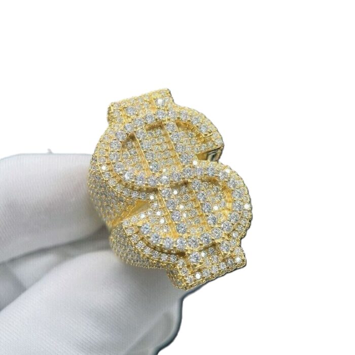 Dollar Sign Diamond ring