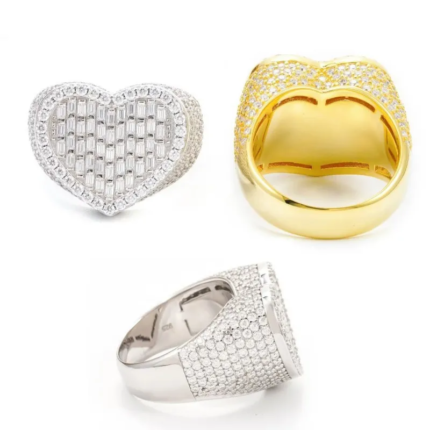 Heart Shaped Diamonds Rings